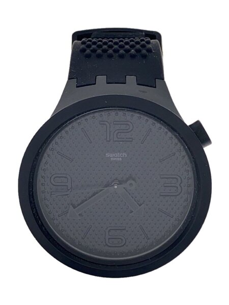 SWATCH(スウォッチ) / クォーツ腕時計/アナログ/ラバー/BLK/BLK 