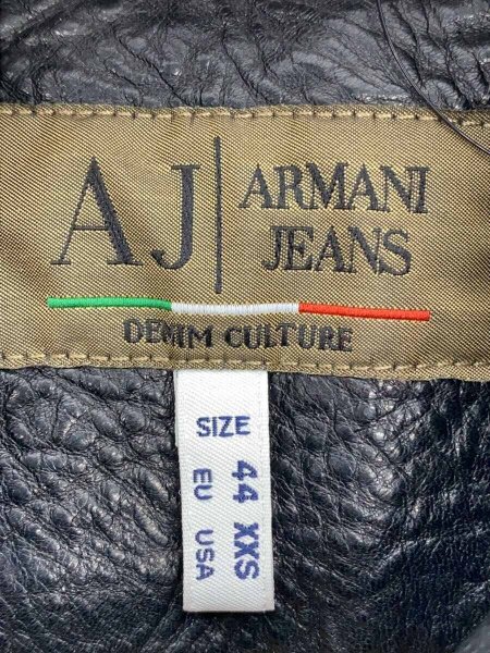 ARMANI JEANS(アルマーニジーンズ) / シングルライダースジャケット/44