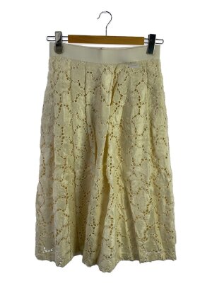 AKIRA NAKA アキラナカ ロング・マキシ丈スカート 2(M位) 白 【古着  