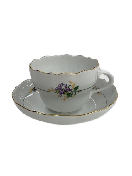 Meissen◇カップ&ソーサー/WHT Meissen◇カップ&ソーサー/WHT/そよ風 