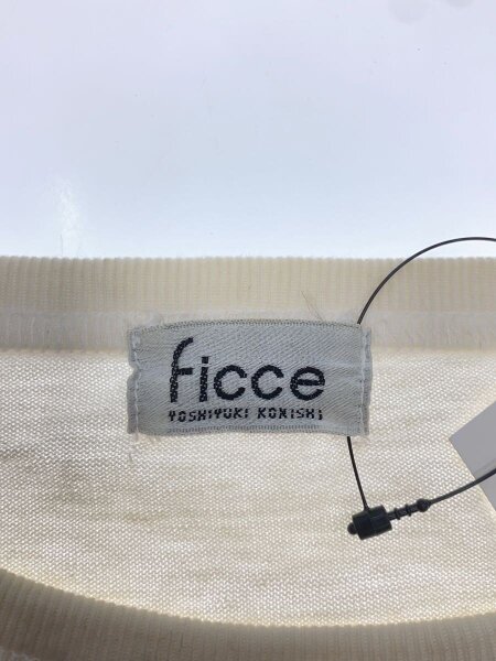 トップス FICCE ficce(フィッチェ) / 長袖Tシャツ/コットン/WHT/総柄// | 古着の販売