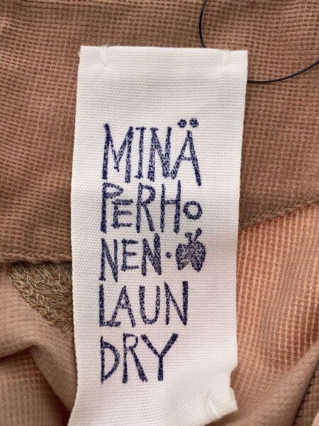 mina perhonen(ミナペルホネン) / 7分袖ワンピース/36/コットン/BEG