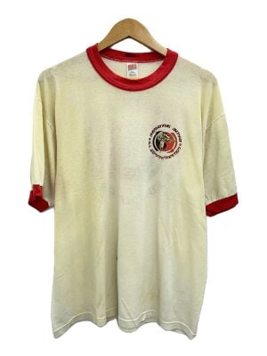 SOFFE(ソフィー) / 90s/USA製/カレッジTシャツ/M/コットン/BLU/無地