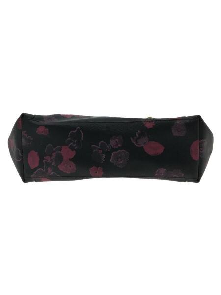 COACH(コーチ) / ショルダーバッグ/レザー/BLK/花柄/F38114/パープル