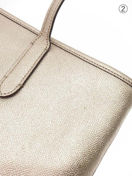 COACH(コーチ) / トートバッグ/レザー/GLD/無地/F88067/メタリック 