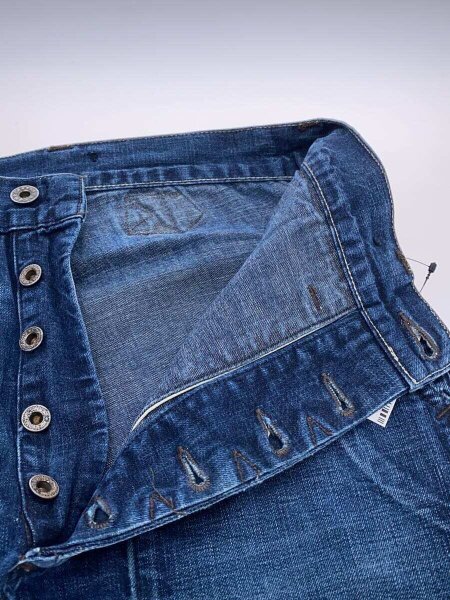 RRL(ダブルアールエル) / デニムベイカー/ペンキ加工/シンチバック 
