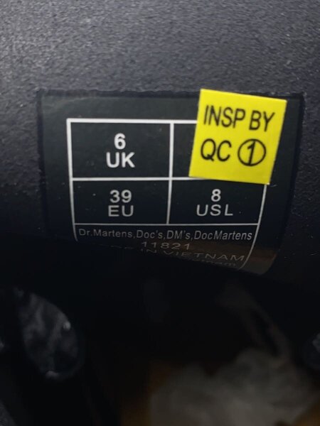 Dr.Martens(ドクターマーチン) / レースアップブーツ/UK6/BLK/11821