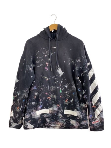 OFF-WHITE(オフホワイト) / パーカー/XS/コットン/BLK/総柄 
