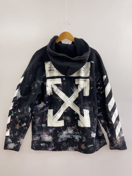OFF-WHITE(オフホワイト) / パーカー/XS/コットン/BLK/総柄 