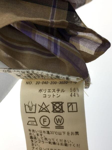 Spick & Span シースルーチェックロングシャツ 【公式通販】