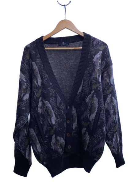 ungaro(ウンガロ) / 90s/WOOL100/カーディガン/L/ウール/ブラウン/総柄  