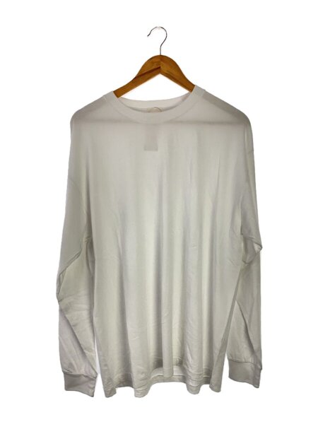 COMOLI(コモリ) / 23AW/空紡天竺長袖Tシャツ/4/コットン/WHT/Y03-05024 