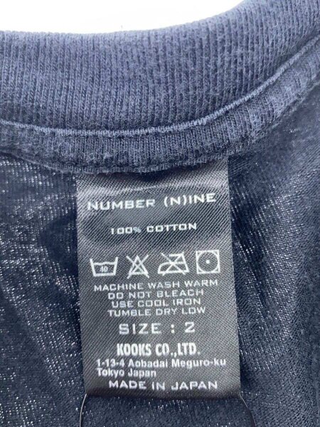 NUMBER (N)INE(ナンバーナイン) / pennyroyal tea/Tシャツ/2/コットン 