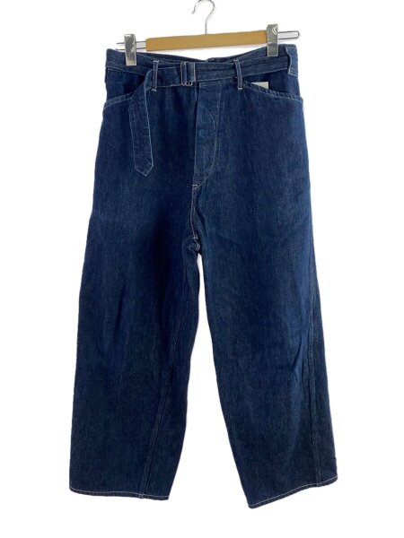 COMOLI(コモリ) / 22SS/デニム ベルテッドパンツ/ボトム/1/デニム/IDG