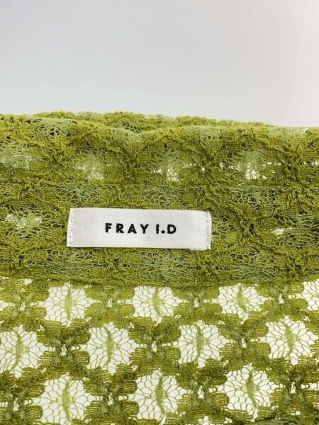 FRAY I.D(フレイアイディー) / 23AW/シュリンクレースシャツ/長袖 