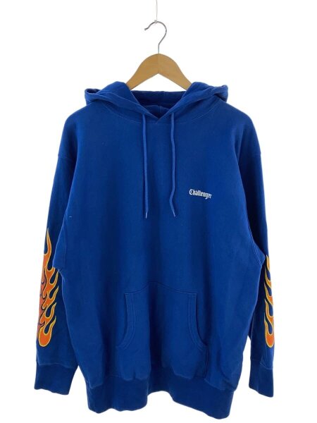 CHALLENGER(チャレンジャー) / FLAMES HOODIE/パーカー/L/コットン/BLU 