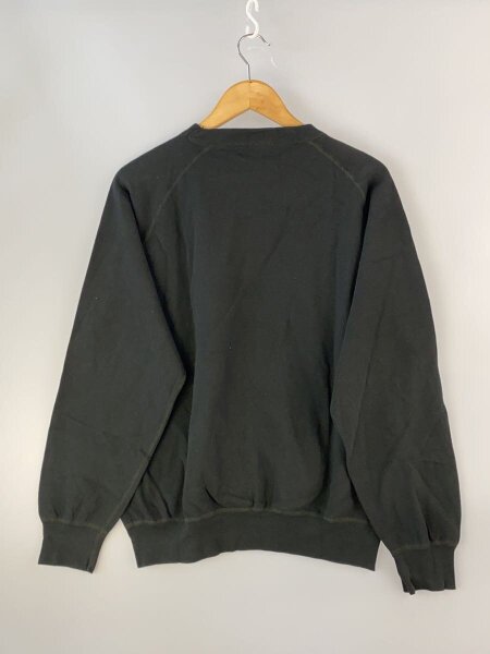 COMOLI(コモリ) / 製品染 裏毛クルーネック/スウェット/2/コットン/BLK 