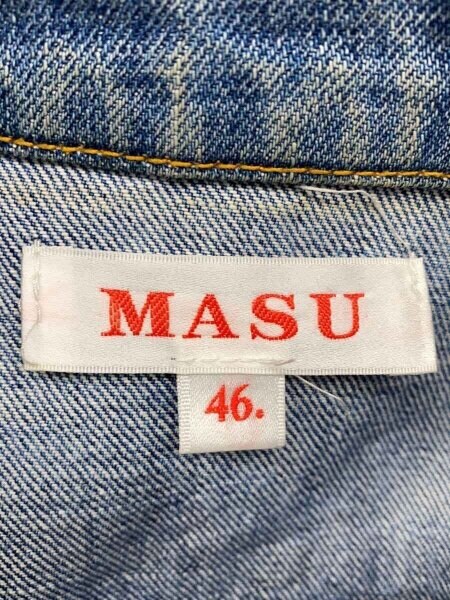 MASU(エムエーエスユー) / 23SS/FADED DENIM TRUCKER JACKET/46/デニム 