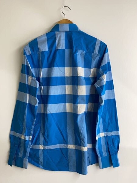 BURBERRY LONDON(バーバリーロンドン) / 長袖シャツ/M/コットン/BLU