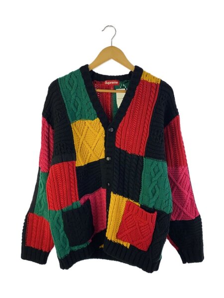 Supreme(シュプリーム) / 23AW/patchwork cable knit cardigan/L 