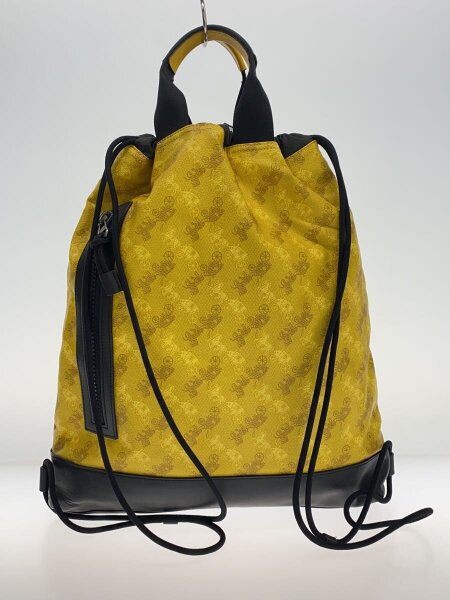 COACH(コーチ) / リュック/レザー/YLW/総柄/f83608 | 中古品の販売 