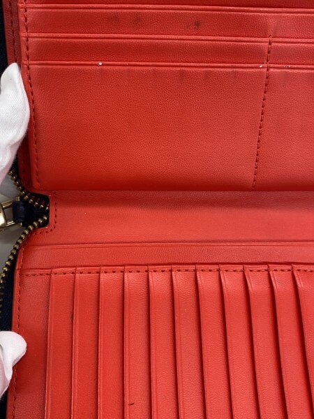 TORY BURCH(トリーバーチ) / 長財布/レザー/NVY/無地/レディース 