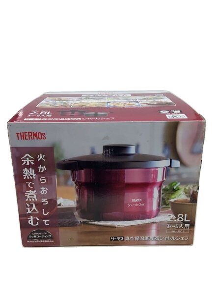 THERMOS(サーモス) / 真空保温調理器シャトルシェフ/容量:3L/RED/KBJ