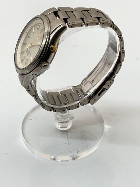 SEIKO(セイコー) / ソーラー腕時計/アナログ/SLV/シルバー/チタン/7B22 