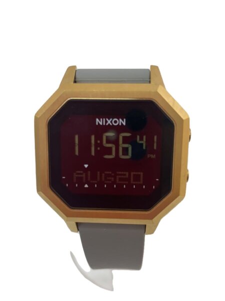 NIXON(ニクソン) / THE SIREN SS/デジタル/ラバー/BLK/GRY/SS | 中古品 