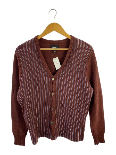 STUSSY ステューシー 23AW STRIPE BRUSHED CARDIGAN ストライプ柄 