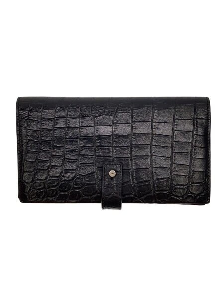 SAINT LAURENT(サンローラン) / 長財布/レザー/BLK/メンズ | 中古品の 