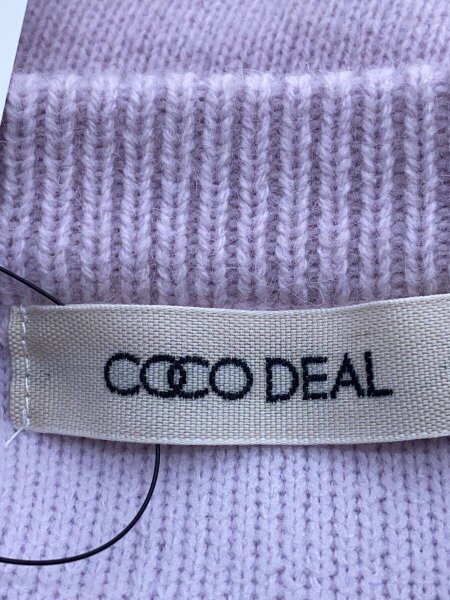 COCO DEAL ココディール ラクーン混ダブルフェイスニットカーディガン