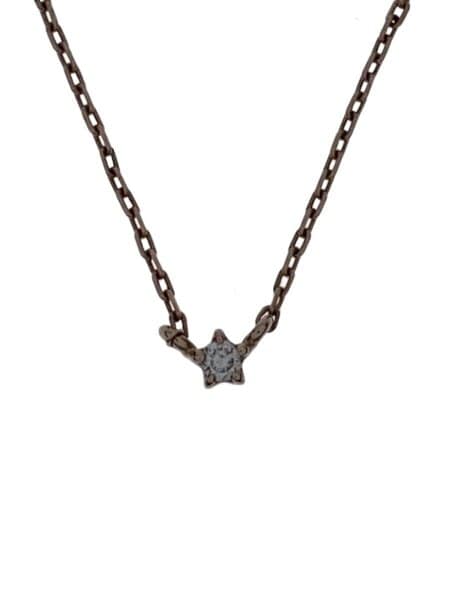 ete SV925 ダイヤモンド ete(エテ) / ダイヤモンド レイヤード/ネックレス/SV925/GLD/トップ有