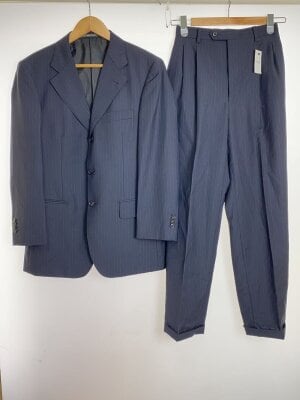 その他ブランド / Fontana/Marlane生地/スーツ/ダブルブレスト/ノーベント/開き見せ/イタリア製 Fontana/Marlane生地/スーツ/ダブルブレスト/ノーベント/開き見せ