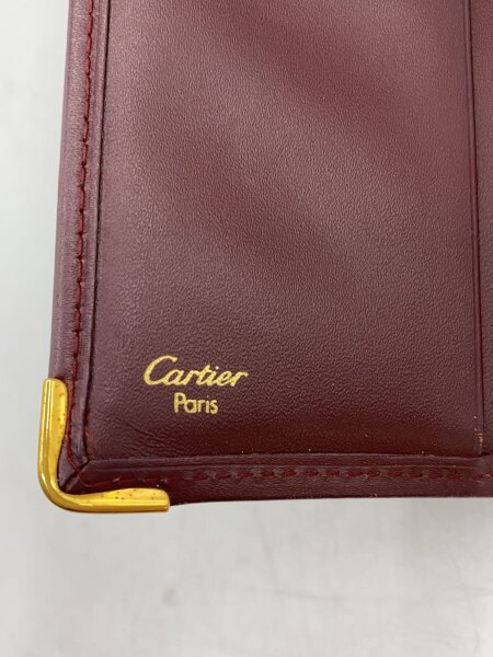 Cartier(カルティエ) / 2つ折り長財布/レザー/BRD/無地/レディース