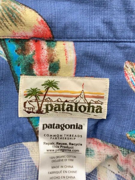 patagonia(パタゴニア) / アロハシャツ/XS/コットン/BLU/総柄