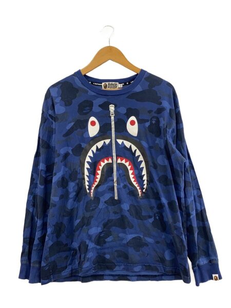 A BATHING APE エイプ 長袖 Tシャツ カモフラ グラデ 迷彩 XL A
