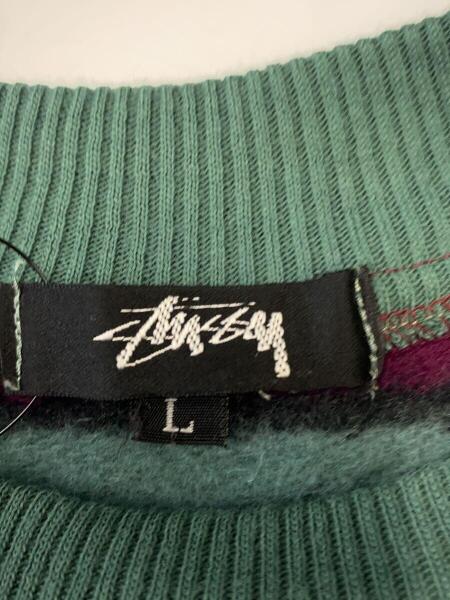 STUSSY(ステューシー) / 80s/黒タグ/スウェット/L/コットン/マルチ 