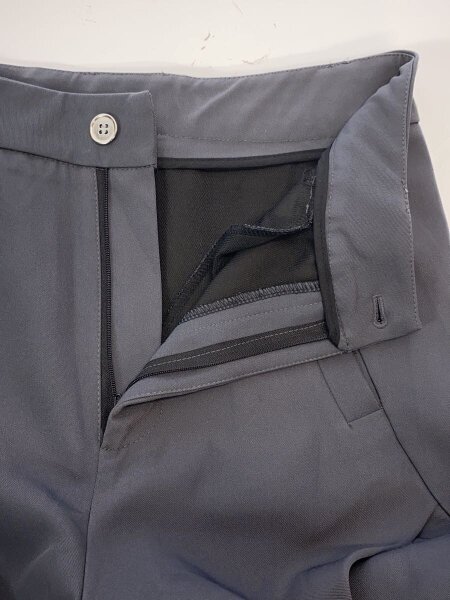 ZF culture 変形 ワイド スラックス パンツグレー