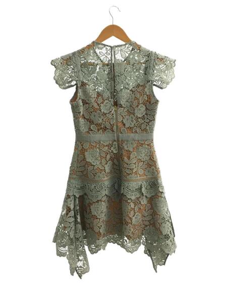 self-portrait ノースリーブミニワンピース self-portrait フラワー