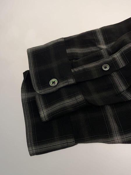 STUSSY(ステューシー) / 長袖シャツ/L/レーヨン/BLK/チェック/1110302