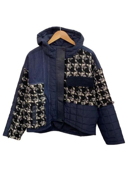 AULA(AULA AILA) / ブルゾン/O/ポリエステル/IVO/総柄/1233-01030 AULA(AULA AILA)◇ブルゾン/O/ポリエステル/IVO/総柄/1233-01030