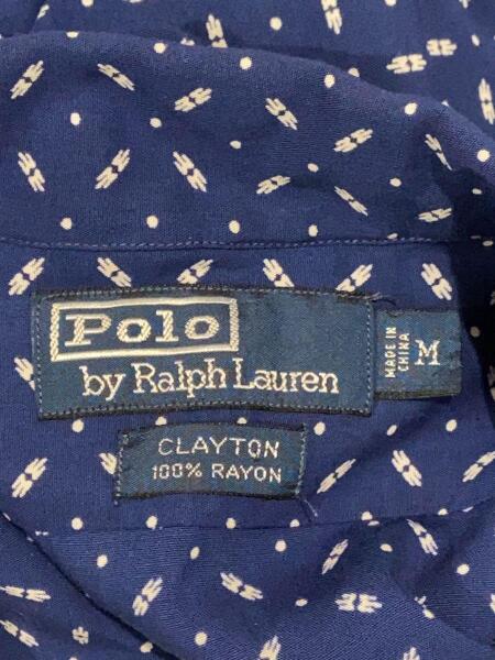 POLO RALPH LAUREN(ポロラルフローレン) / 半袖シャツ/M/レーヨン/NVY
