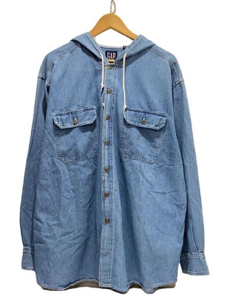 GAP(ギャップ) / OLD GAP/フード付きデニムシャツ/長袖シャツ/XL 
