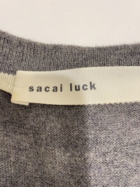 sacai luck(サカイラック) / カーディガン(薄手)/1/ウール/GRY