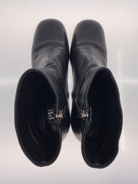 PRADA / ブーツ/38/BLK PRADA(プラダ) / 三角ロゴ/サイドジップ/ブーツ/38/BLK | 中古品の販売