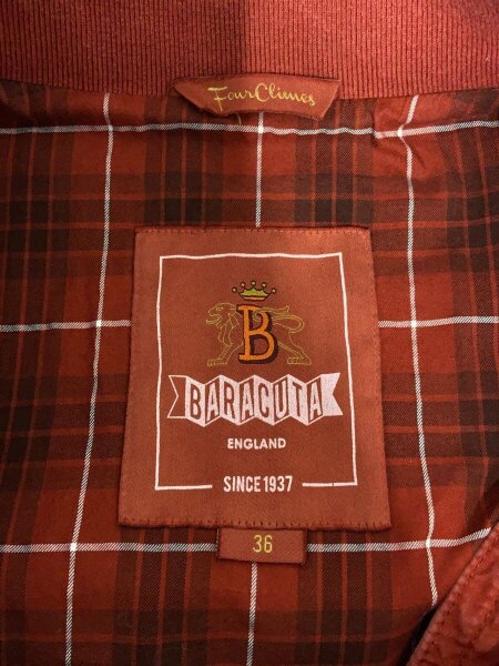 BARACUTA(バラクータ) / ハリトンジャケット/36/コットン/RED/無地 