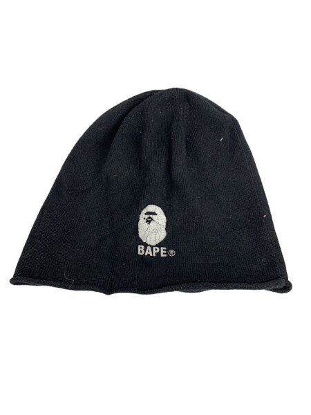 bape ニット帽 A BATHING APE アベイシングエイプ ニットキャップ FREE 