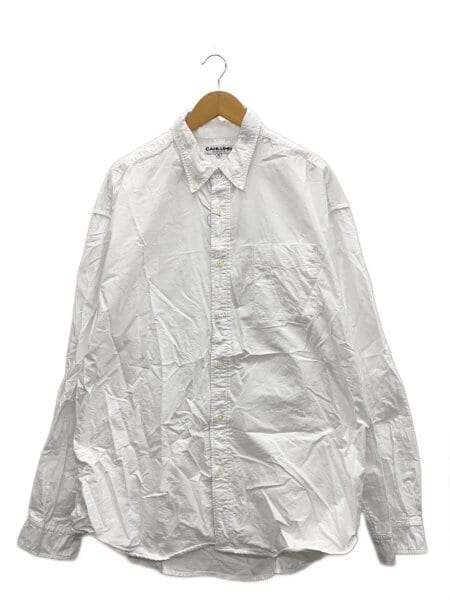 CAHLUMN(カウラム) / Magazine Pocket Oxford B.D Shirt/コットン/WHT