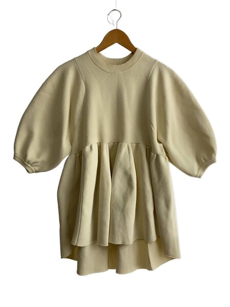 CLANE BALLOON SLEEVE GATHER KNIT TOPS 【公式通販】